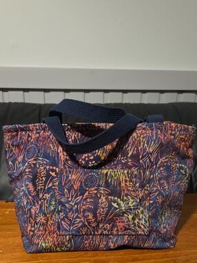 Babci's Handmade Watercolor Sunflower Tote Bag